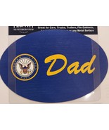 US Navy Oval Dad Car Magnet  - $17.68 CAD