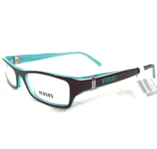 Versus by Versace Eyeglasses Frames MOD.8052 560 Brown Blue Rectangle 50-16-135 - £51.18 GBP