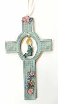 First Communion Cross Ornament/Figurine 5.5 inches (Blue) - £10.14 GBP