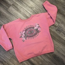 Vintage 80’s Forenza Aztec Legend Roses Print Sweatshirt Misses Oversize... - $32.40
