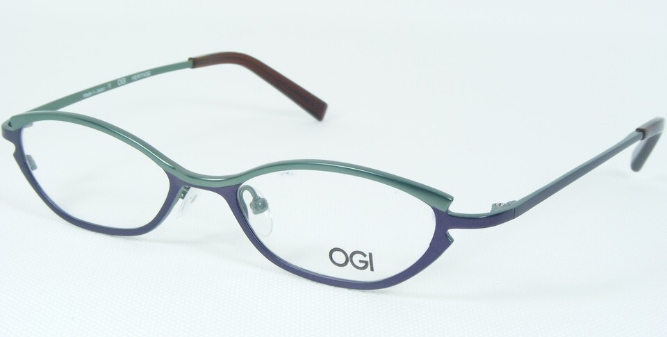 OGI HERITAGE 5220 1319 SEA GREEN /PURPLE EYEGLASSES GLASSES TITANIUM 48-... - $116.88