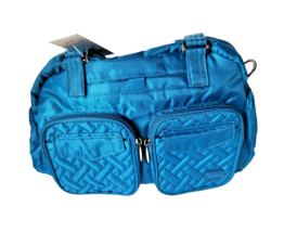 Lug Jumper Carry-All Tote Travel Bag Purse Ocean Blue Removeable Adj Str... - $1,240.94 MXN
