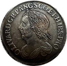 Medaglia storica fantasy di Oliver Cromwell, 1658, epoca protettorato - $18.56 CAD