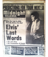 Vintage Midnight Globe Newspaper Elvis Last Words September 6 1977 - £9.56 GBP