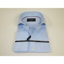 Men's Shirt Charles TYRWHITT Turkey 100% Cotton Cut-away Collar CHT-28 Blue image 3