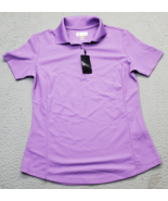 Greg Norman Golf Polo Shirt Womens XS Purple Play Dry Moisture Wicking C... - $32.08 CAD