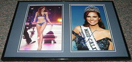 Alyssa Campanella Signed Framed 12x18 Photo Set AW Miss USA - £94.69 GBP