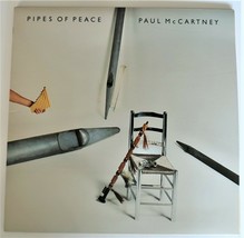 Paul McCartney Pipes Of Peace Columbia Records 1983 Vtg Vinyl Michael Jackson LP - £15.80 GBP