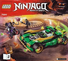 Instructions Book #2 Only for LEGO Ninja Nightcrawler 70641 - £5.19 GBP