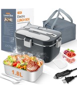 Electric Lunch Box Food Warmer: 100W Heated Lunch Box w/Case - Adults - ... - $18.31