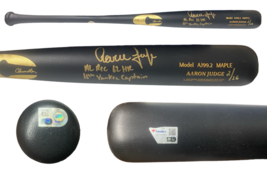 Aaron Judge Autographed &quot;16th Yankee Captain&quot; Game Model Bat Fanatics LE 16 - £1,693.36 GBP