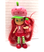 Strawberry Shortcake with real hair 3&quot; Scented Posable PVC Figure 2008 H... - $20.31 CAD