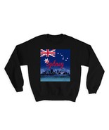 Sydney : Gift Sweatshirt Flag City Outline Souvenir Australia - €24,97 EUR