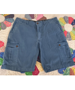 REYN SPOONER mens casual Blue Cargo Shorts 100% Cotton size 40 - $402.98 MXN