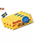 4 Bars of Marabou Milk Chocolate 200g (7.05 Oz), Swedish mjölk choklad, ... - $32.90