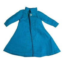 VTG 1967 Skipper Clone Turquoise Blue Coat Trenchcoat Jacket match to pant READ - $23.36