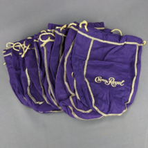 Lot of 18 Crown Royal 9&quot; Purple Drawstring Bags Medium size - £12.84 GBP