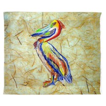 Betsy Drake Sylvester Pelican Outdoor Wall Hanging 24x30 - £39.56 GBP