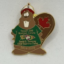 Montreal Canada Zuhrah Shrine Masonic Shriner Masons Enamel Lapel Hat Pin - $7.95