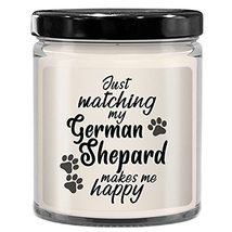 Azcatie Designs German Shepard Candle Decor for Dog Dad Mom Owner - £17.54 GBP