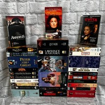 Lot Of 44 VHS Historical Drama Movies Amadeus Mary Queen Of Scots Anastasia - £23.35 GBP