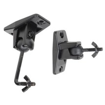 VideoSecu Speaker Wall Ceiling Mount Bracket One Pair for Universal Sate... - £23.69 GBP