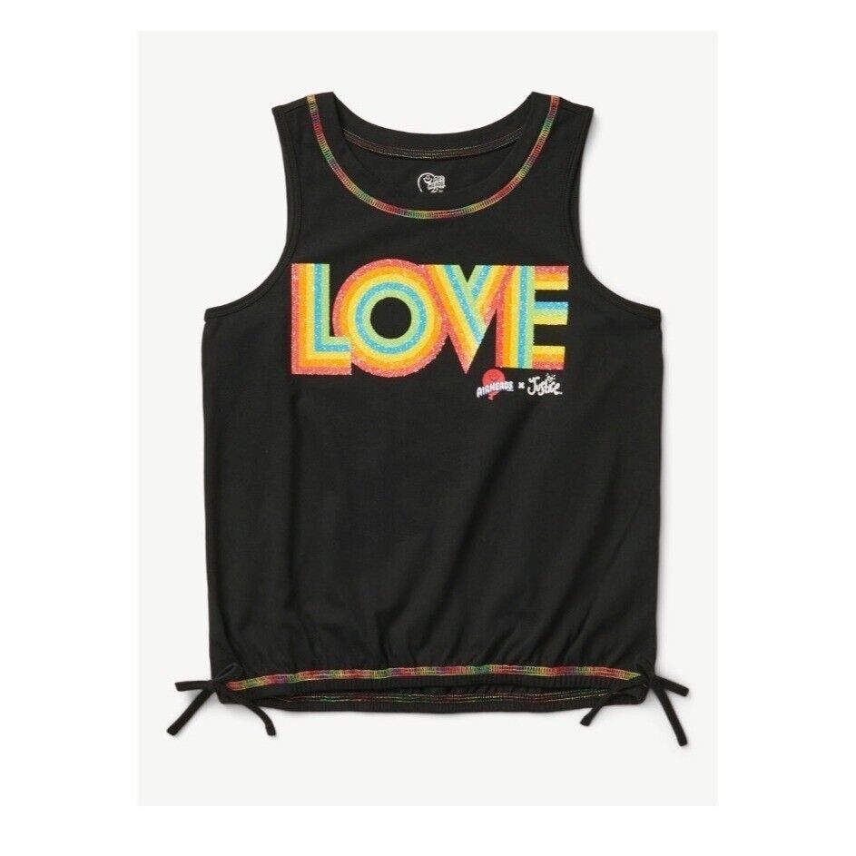 Justice Girls x Airheads Sugar Coated Love Cinched Hem Tank, Size Large NWT - $9.99