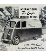 1940 International Delivery Trucks Advertisement Automobilia De Luxe DWJ5A - $467.16 MXN