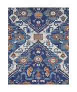 HomeRoots 8 x 10 ft. Blue &amp; Ivory Persian Patterns Area Rug - €271,67 EUR