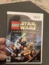 Lego Star Wars The Complete Saga (Nintendo Wii Wii U) Game Disc &amp; Case Darth - £7.74 GBP