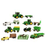 TOMY John Deere Toy Truck &amp; Toy Tractor With Trailers 26-Piece Farm Toy ... - $771.81 MXN