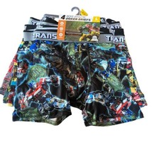 Transformers Boys Size Large 10-12 Boxer Briefs 4 Pair Pack Underwear - £6.09 GBP