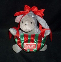 8" Disney Land 2004 Baby Eeyore As Christmas Present Stuffed Animal Plush Toy - $19.00