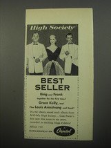 1956 Capitol Records High Society Ad - Bing Crosby, Frank Sinatra, Grace Kelly - $18.49