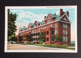 Bachelors Officers Quarters Fort Monroe Virginia VA Curt Teich Postcard c1920s - £4.62 GBP