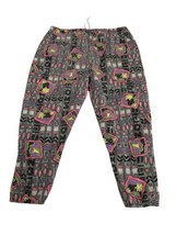 Vintage Sun Triangle Muscle Parachute Pants Neon Mens Abstract Beach L/X... - $66.49