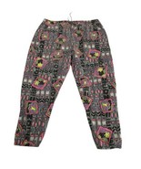 Vintage Sun Triangle Muscle Parachute Pants Neon Mens Abstract Beach L/X... - $66.49
