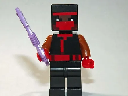 Building Ninja Black outfit Minecraft Game Minifigure Gift Christmas - $7.50