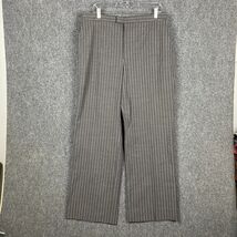 Ellen Tracy Trousers Pants Women&#39;s Size 14 NWT Striped Gray  Wool Blend - $292.45 MXN