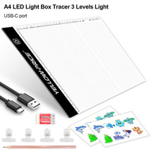 A4 Ultra-Thin Portable Led Light Box Tracer Artcraft Tracing Board For D... - £46.32 GBP