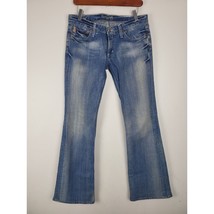 Big Star Jeans 30XL Womens Sweet Low Boot Medium Wash Low Rise Blue Bottoms - £15.50 GBP