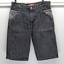 Levi&#39;s Red Tab Size 16 Reg W28 Actual Measured W30 Black 100% Cotton J EAN Shorts - £16.91 GBP