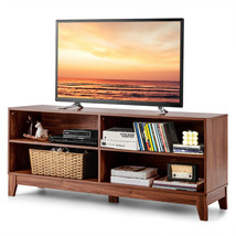 58&quot; Modern Wood TV Stand Console Storage Entertainment Media Center Living Room - £156.44 GBP