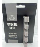 Zulay Kitchen Silicone Utensil Rest BPA-Free Spoon Drip Pad Heat Resistant - $5.60 CAD