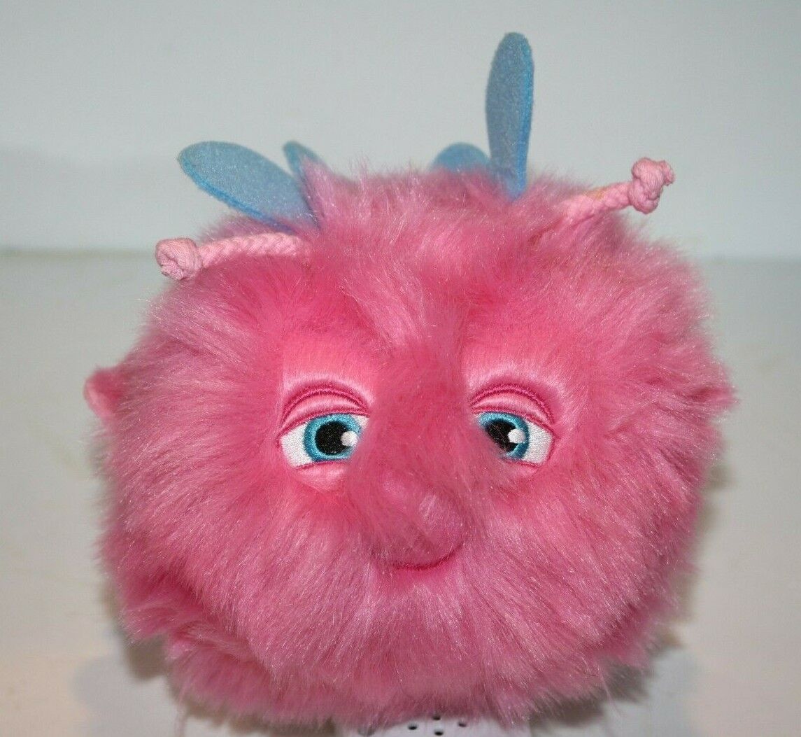 Singing Glowie Pink Mr. Moonlight Beat Bugs 7&quot; Plush Stuffed Ball Soft T... - $12.00