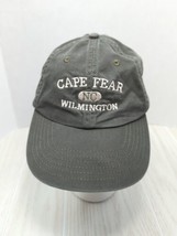 Cape Fear Wilmington NC olive green baseball hat adjustable one size - $9.89