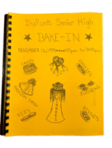 Cookbook DuPont High School Bake-In Old Hickory Tennessee TN Recipes Vtg 1974 - £13.59 GBP