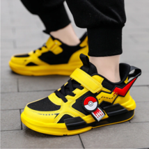 Kids Boy&#39;s Pikachu Pokemon Sneakers Breathable Comfort Lightweight Sport Shoes - £22.89 GBP