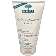 Nuxe Gel Exfoliante Douce Gentle Exfoliating Gel Rose Petals 2.6oz Sealed - $314.51 MXN