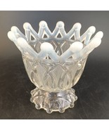 National Glass Company 1903 (Northwood Works) Blue Opalescent Open O&#39;s S... - €68,66 EUR